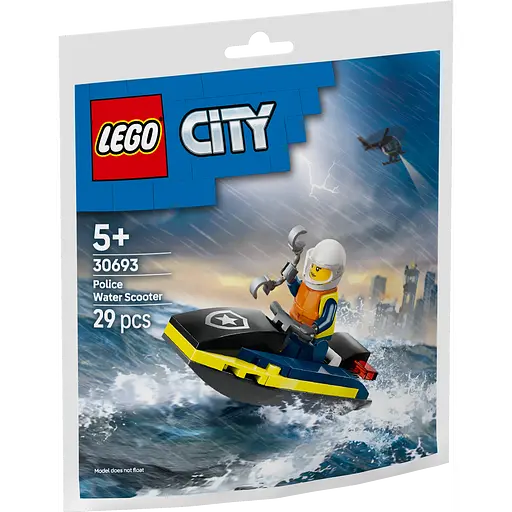Конструктор LEGO City Полицейский катер 29 деталей (30693) - фото 2