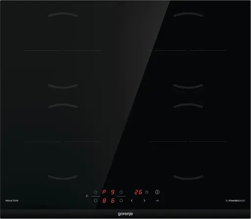 Варильна поверхня Gorenje індукційна, 60см, PowerBoost, TouchControl, чорний - фото 5