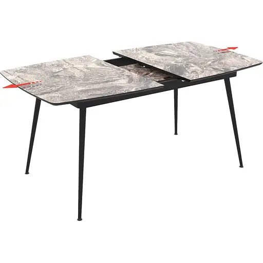 Стол Avanti YENSE Cosmos Glossy 125-165x80 см - фото 2