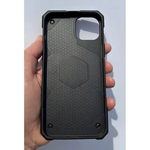Оригинальный противоударный чехол UAG Monarch Pro MagSafe Kevlar Silver для iPhone 15 Plus/14 Plus (114029113933) - фото 7