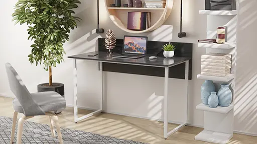 Компьютерный стол Скай 75x120x70 белый ДСП Сосна Кембра 16мм FRD-101105