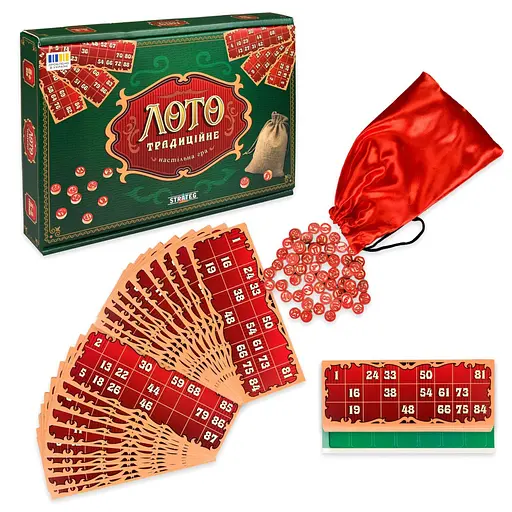 Настільна гра Strateg Традиційне Лото 30488 бочки 90 шт. - фото 2