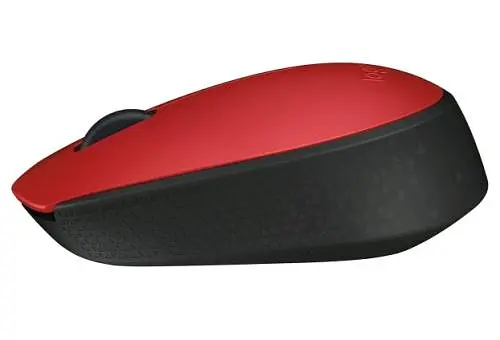 Миша бездротова Logitech M171, Red/Black, USB (2.4 GHz), 1000 dpi, 3 кнопки, 1xAA (910-004641) - фото 3
