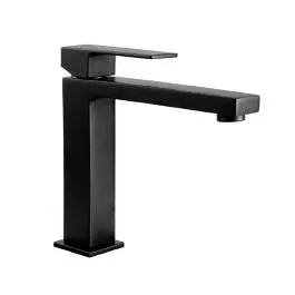 Смеситель для раковины Paffoni Elle с донным клапаном black matt EL073NO, Черный матовый - фото 1