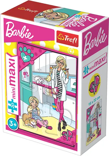 Набір Пазли - (Міні-Максі) - "Барбі лікар" / Mattel: Barbie - фото 1