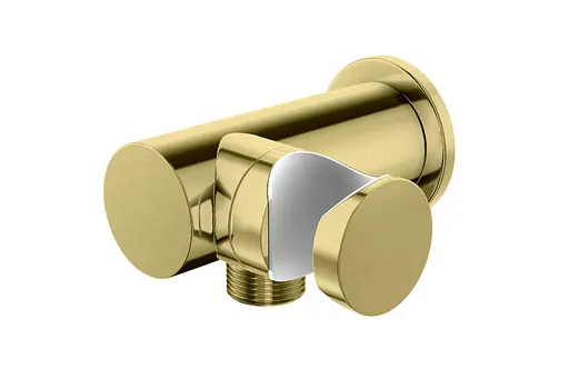 Душова система Kohlman Experience 25 brushed gold + BOX прихованого монтажу KPL-QW211EGDBQ25, Золотий - фото 5