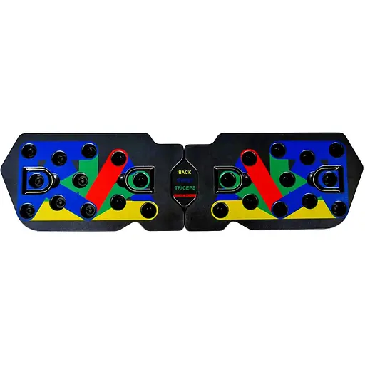 Многофункциональная доска для отжиманий EasyFit Wave тренажер фигурный (EF-1368) - фото 1