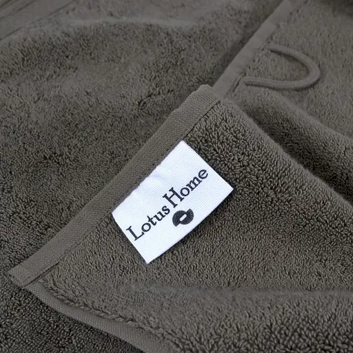 Полотенце махровое Lotus Home - Grand soft twist brown коричневое 90*150 (svt-2000022349352) - фото 5