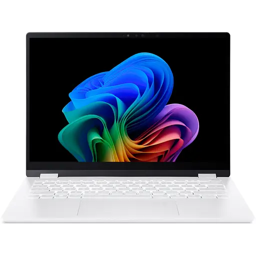 Ноутбук Acer Swift Edge 14 AI OLED SFE14-51T-7947 ​​з процесором Intel Core Ultra 7 256V pana la 4.8GHz, 14" 2.8K, 120Hz, OLED, сенсорний, 16GB LPDDR5X RAM, 1TB SSD Home, Pearl білий - фото 4