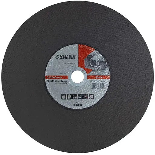 Круг відрізний по металу Sigma Ø400×3.5×32 мм (1940941) - фото 1