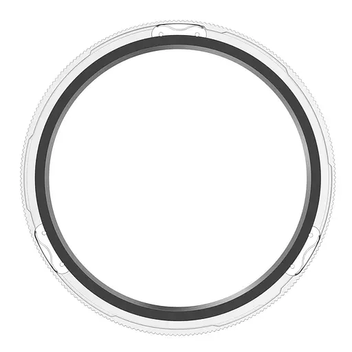 Безель металевий Sikai для смартгодинника Xiaomi Watch S3/S4 Silver-multicolor + захисне скло - фото 7