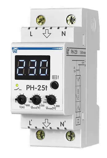 Реле напруги Новатек PH-25t - фото 1