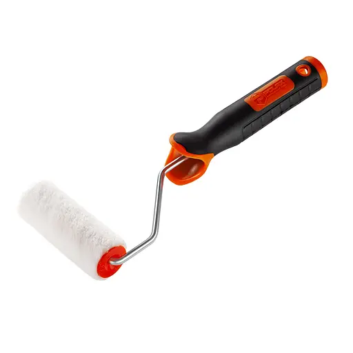 Валик "Велюр" 100х30 мм з ручкою Преміум Polax (770-71) - фото 1