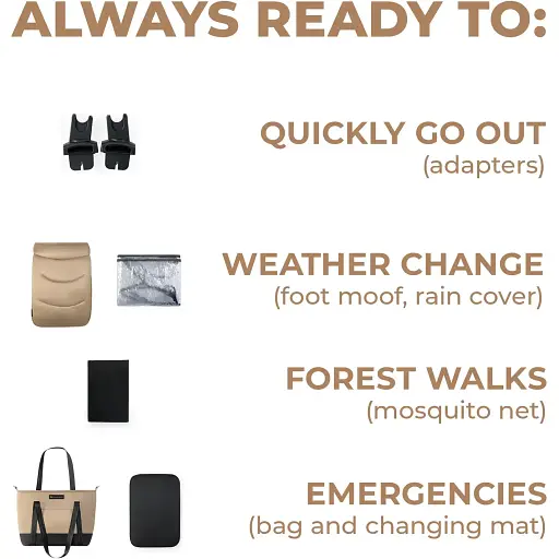 Універсальна коляска 2 в 1 Kinderkraft Prime 2 Sandrose Beige (KSPRIM02BEG2000) - фото 5