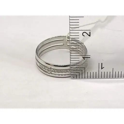 Золоте кільце Імперія золота з фіанітами. КВ1016БИ 18,5 - фото 4