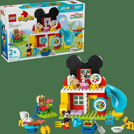 Конструктор LEGO DUPLO Disney Міккі Маус: Клубний будинок з Мінні та Плуто 87 деталей (10465) - фото 10