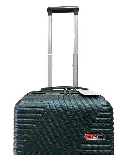 Валіза Маленька (S) Полікарбонат На 4-х подвійних колесах 50л POLO ПК006-S Ізумруд - фото 2