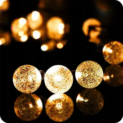 Гирлянда солнечная садовая Sun Lamp Krumad 100 LED 14 м IP65 водонепроницаемая 8 режимов свечения для сада, балкона, террасы - фото 3