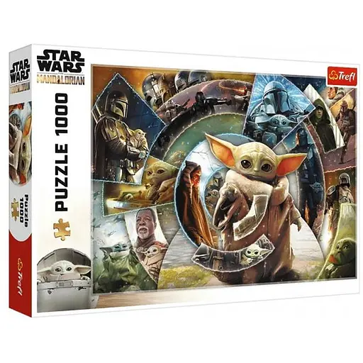 Пазл Trefl Подорож Грогу Мандалорець Зоряні війни 1000 ел. (10906) - фото 1