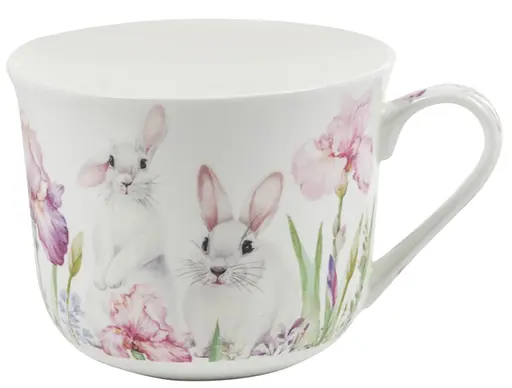 Чайный набор Lefard Кролик в цветах 2 предмета 470 мл (924-804) - фото 2