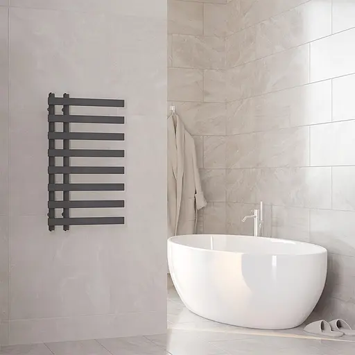 Полотенцесушитель дизайнерский Ideale Aurora 8/800/450 антрацит, Антрацит - фото 3