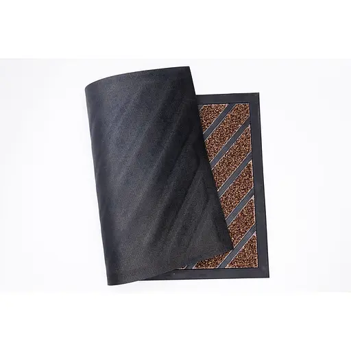 Килимок Yiwu HP-47-4BR протиковзний з рельєфним малюнком 75×45 см коричневий - фото 2