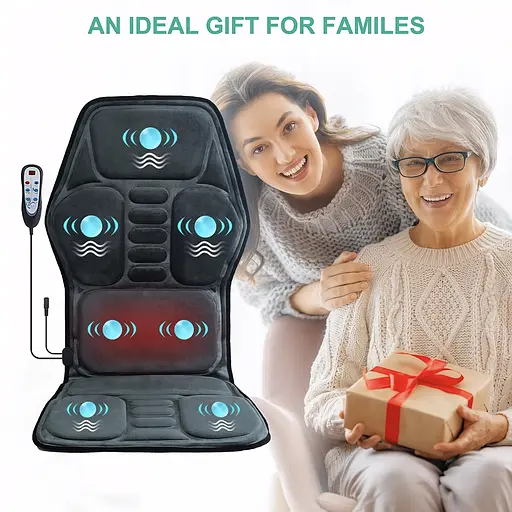 Подогреваемая массажная накидка для сиденья с вибрационным массажем, подогревом и пультом управления 88238 - фото 6