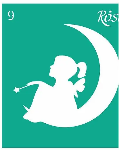 Трафарет багаторазовий самоклеючий №09 9×10см Love Rosa Talent