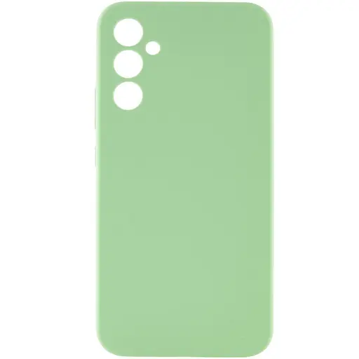 Чехол Lakshmi Silicone Cover Full Camera AAA для Samsung Galaxy S24+ Мятный/Mint