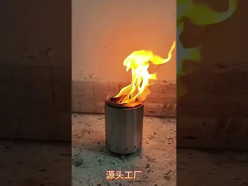 Туристическая дровяная печь CHL-015 (Металл) - фото 3