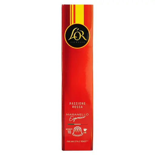 Кава мелена в капсулах L’OR Passione Rossa Espresso Maranello #10, 52 г (10 шт. по 5.2 г) - фото 4