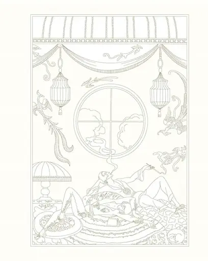 The Age of Glamour. An Art Deco Colouring Book - фото 3