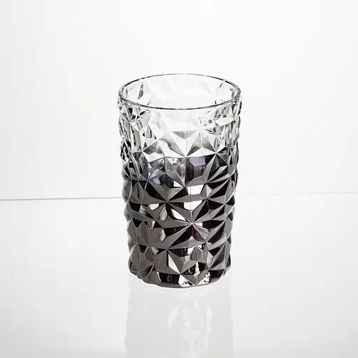 Набір склянок 6 штук 350 мл для лимонадів соку води коктейлів склянки скляні для напоїв Сірий Yiwu HP-19-183 - фото 3