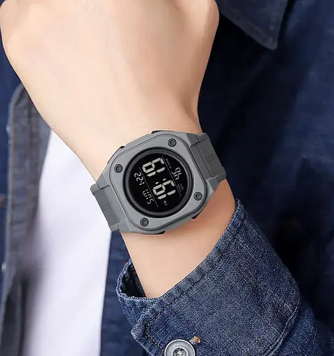 Часы мужские наручные спортивные Skmei 2160 (Серый) - фото 5