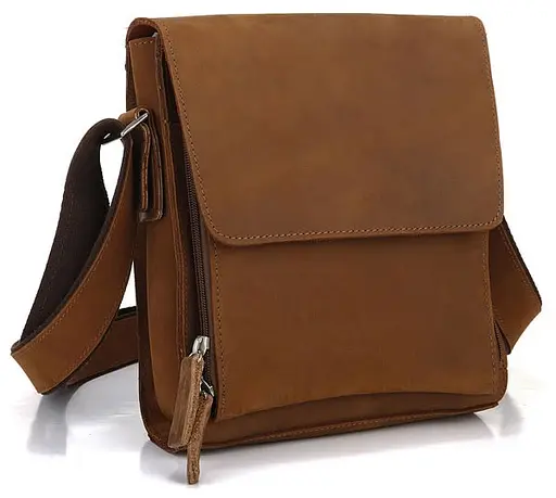 Чоловіча шкіряна сумка Vintage 21,5х25,5х7,5 см sum0012446 - фото 1