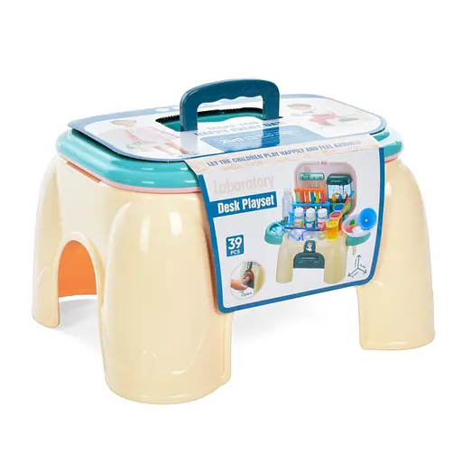 Дитячий іграшковий набір лікаря DK666-12D, склянки, баночки, пробірки - фото 3