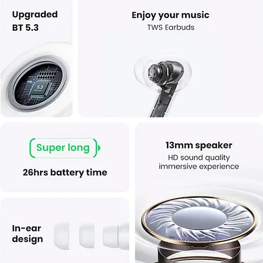 Бездротові TWS навушники Usams-XD18 X-don Series BT 5.3 Purple - фото 2