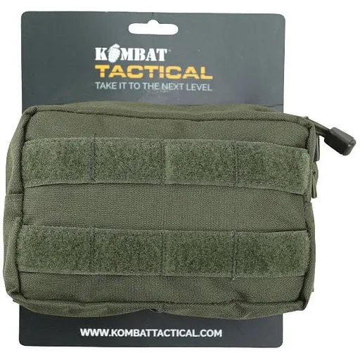 Підсумок Kombat UK Small Molle Utility Pouch Оливковий (1000-kb-smup-olgr)