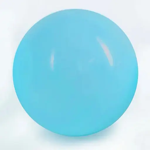 Шарик воздушный латексный 30 см (100) голубой, матовый, IDEA7-DL-010 - фото 2