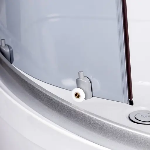 Душевой бокс Lidz Tani SB90x90.SAT.HIGH.GR, Хром матовый, тонированный, хром матовый - фото 5