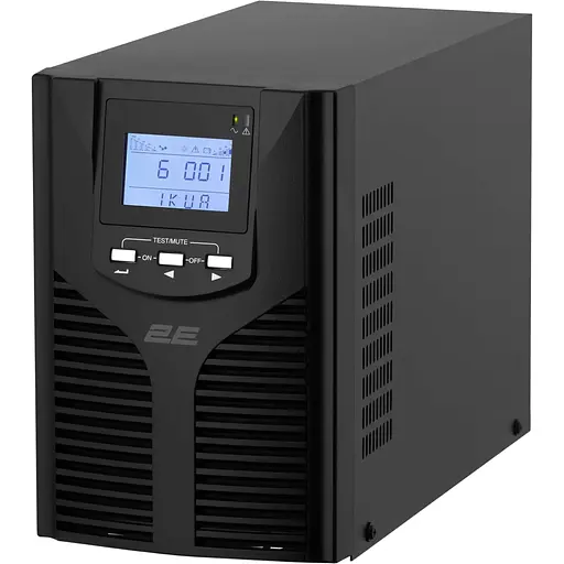 Источник бесперебойного питания 2E OD1000, 1000VA/900W, LCD, USB, 2xSchuko