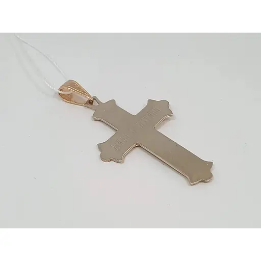 Золотий хрестик Favoritum. Розп'яття Христа. 710021 - фото 3