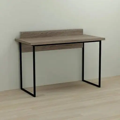 Комп'ютерний стіл Ferrum-decor Скай 75x120x60 чорний ДСП Дуб Сонома Трюфель 32мм (FRD-103628)