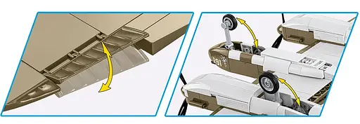 Конструктор дитячий літак Lockheed P-38H Lightning COBI 5763 - фото 7