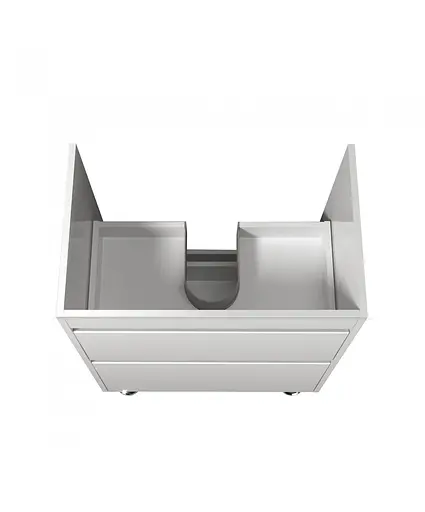 Тумба Мойдодир Prime 60 під умивальник/стільницю підлогова Білий - фото 4