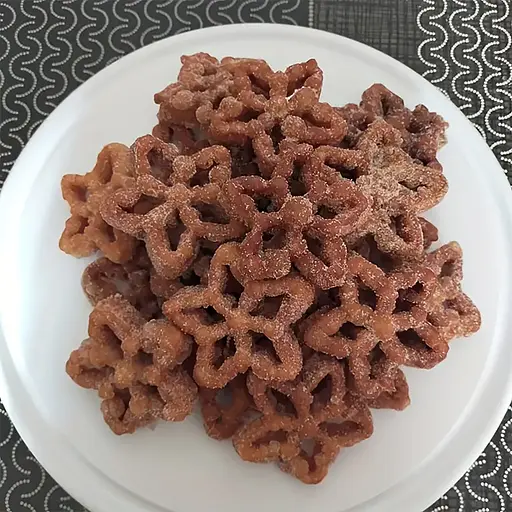 Формочки для хвороста хрустиков вафельного печенья из жидкого теста с бабочкой 4 шт. в наборе (толщина 1.8 см), Kitchen Master Серый 86769 - фото 4