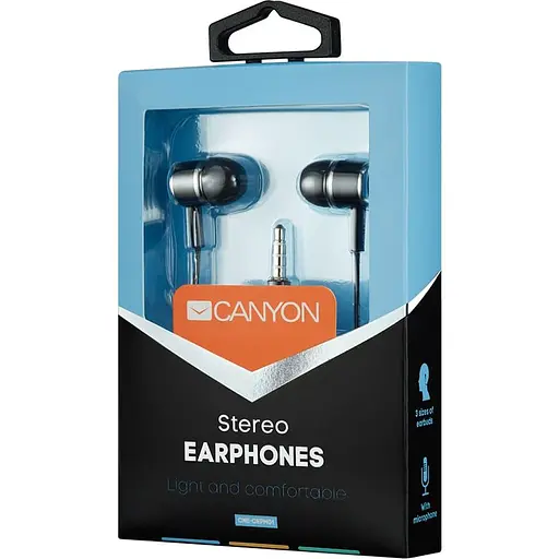 Блютуз-гарнітура Canyon CNE-CEPM01B Black (CNE-CEPM01B) - фото 3