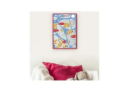 Скретч постер 1DEA.me #100 Bucketlist JUNIOR edition (англ.) (13016) - фото 2