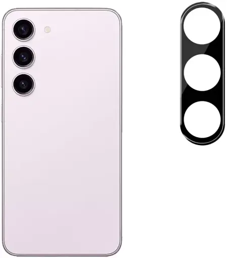 Захисне скло на камеру DK 3D Color Glass для Samsung Galaxy S23+ S916 015644 black - фото 7