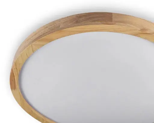 Потолочный светильник Vestum LED Wood матовый с декором акация 60W - фото 2